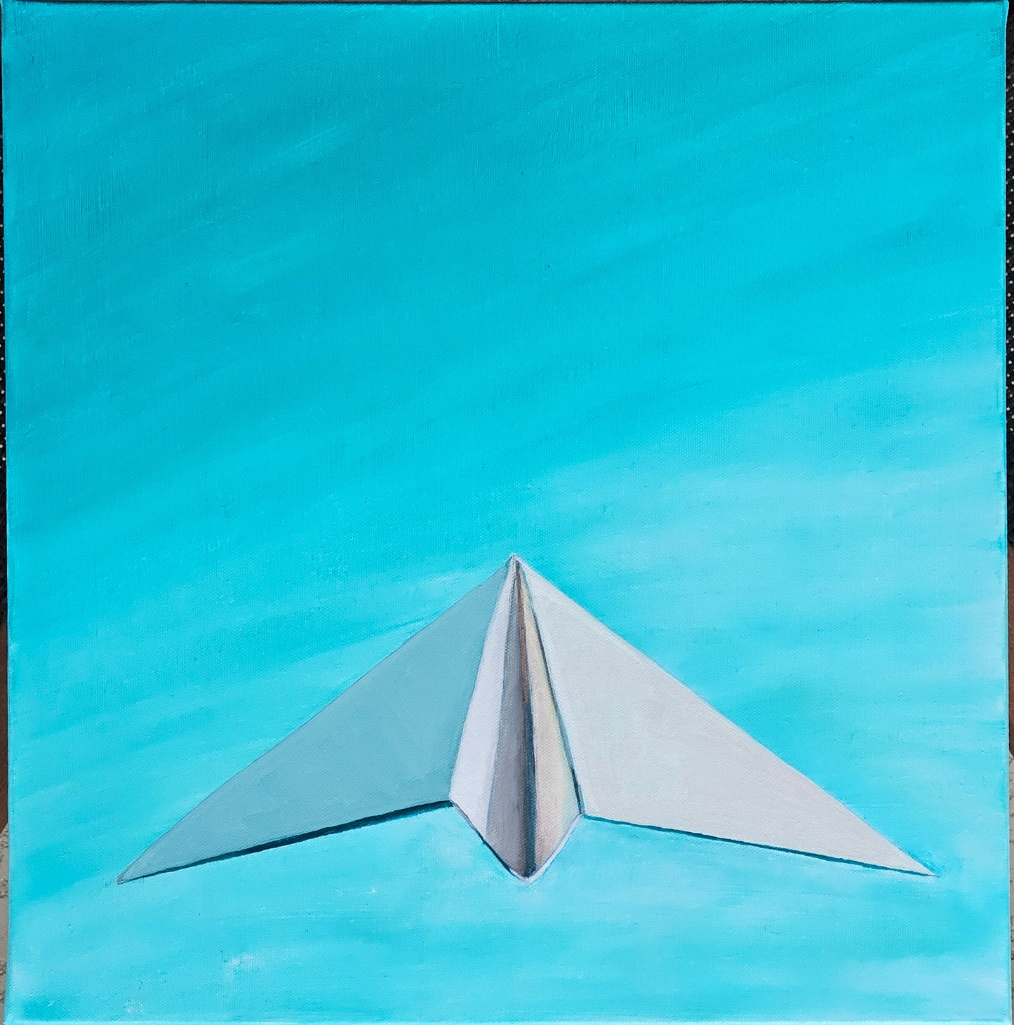 Beginning our Ascent - Original 16x16in Oil Painting