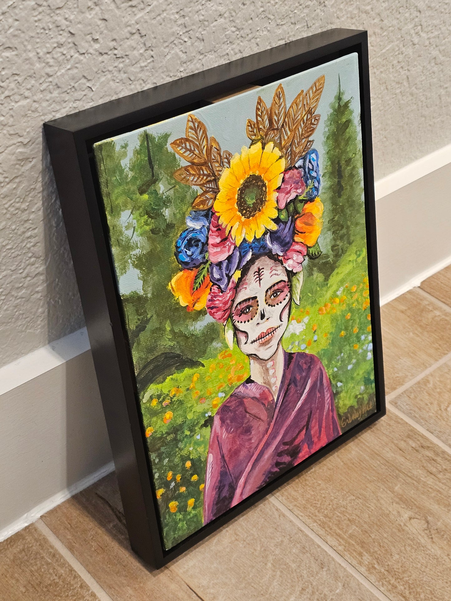 Día de los Muertos - Original 12x9in. Acrylic Painting