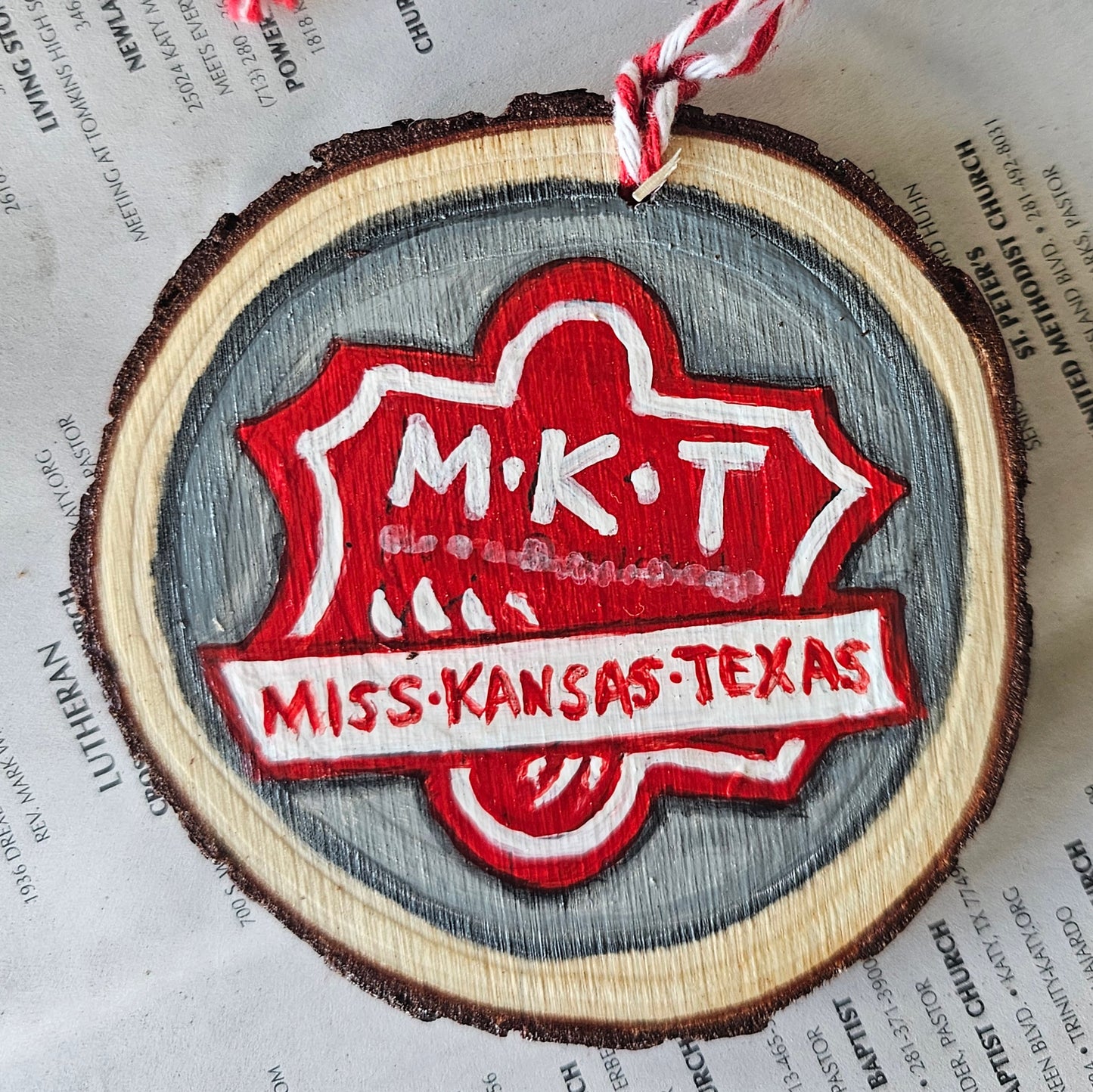 MKT Railroad Heritage - Handpainted Original Ornament