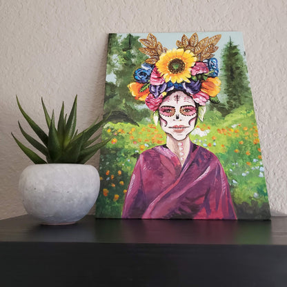 Día de los Muertos - Original 12x9in. Acrylic Painting