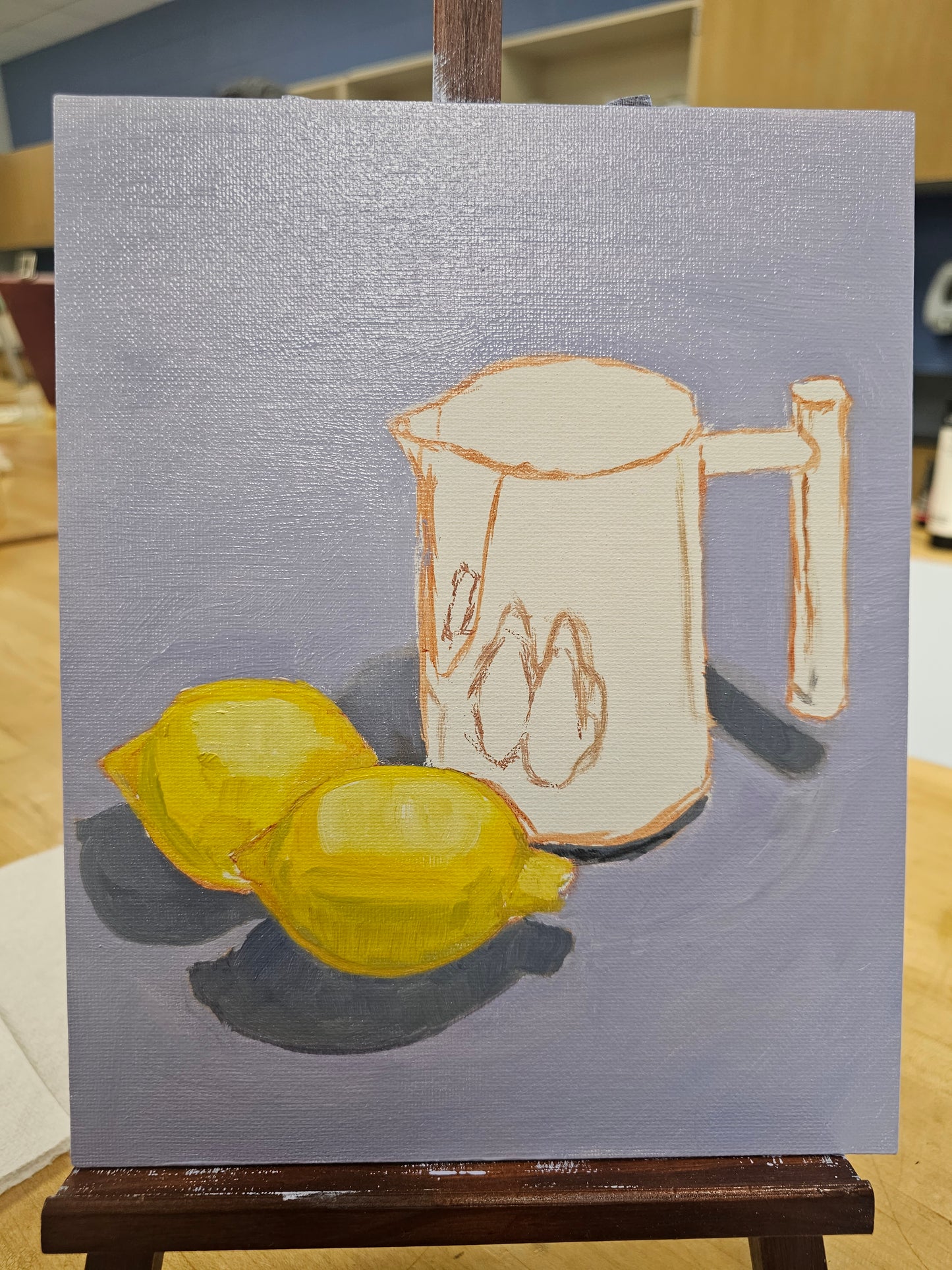 Citrus Reflection - Original 10x8in. Oil Painting
