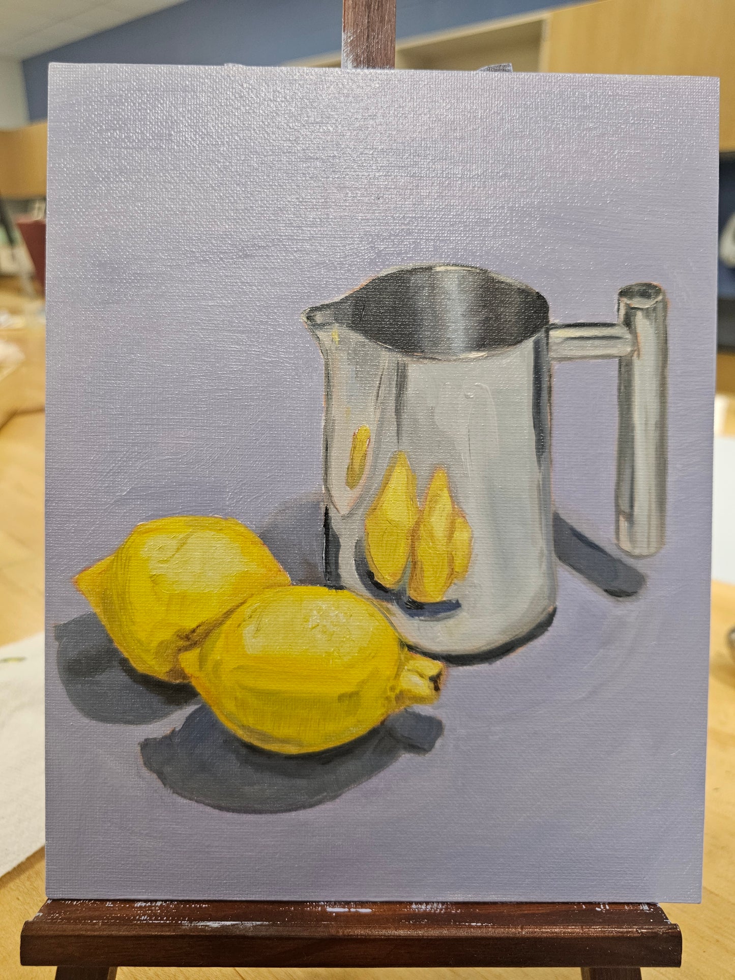 Citrus Reflection - Original 10x8in. Oil Painting