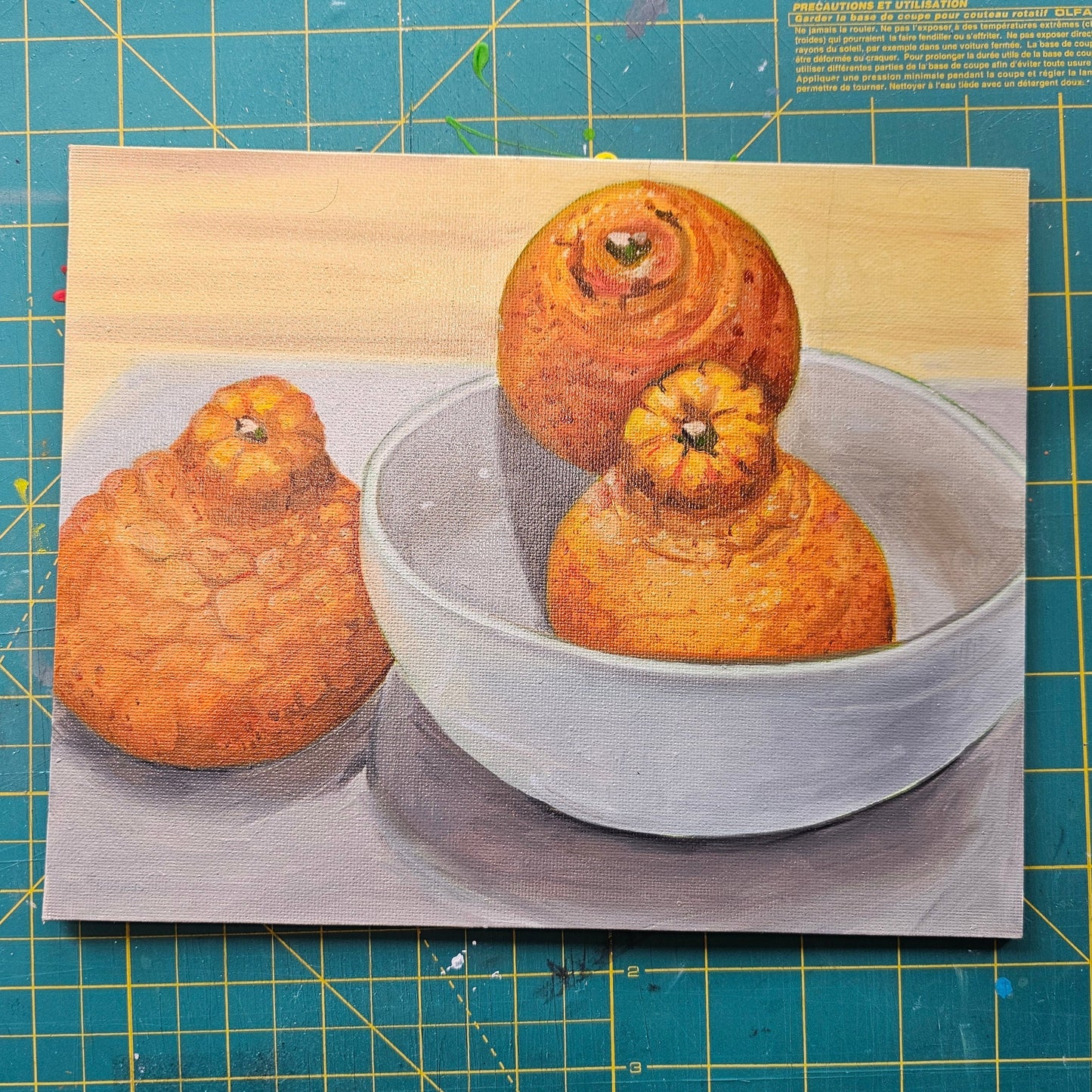 Bumpy - Original 8x10in Oil Painting on Canvas