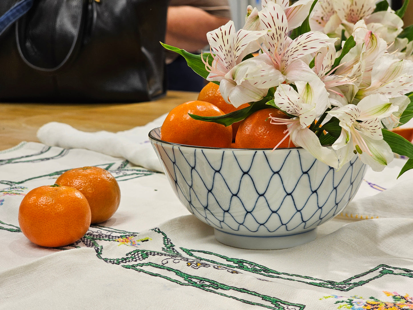 Oranges and Lilies - Original 8x10in Oil Painting