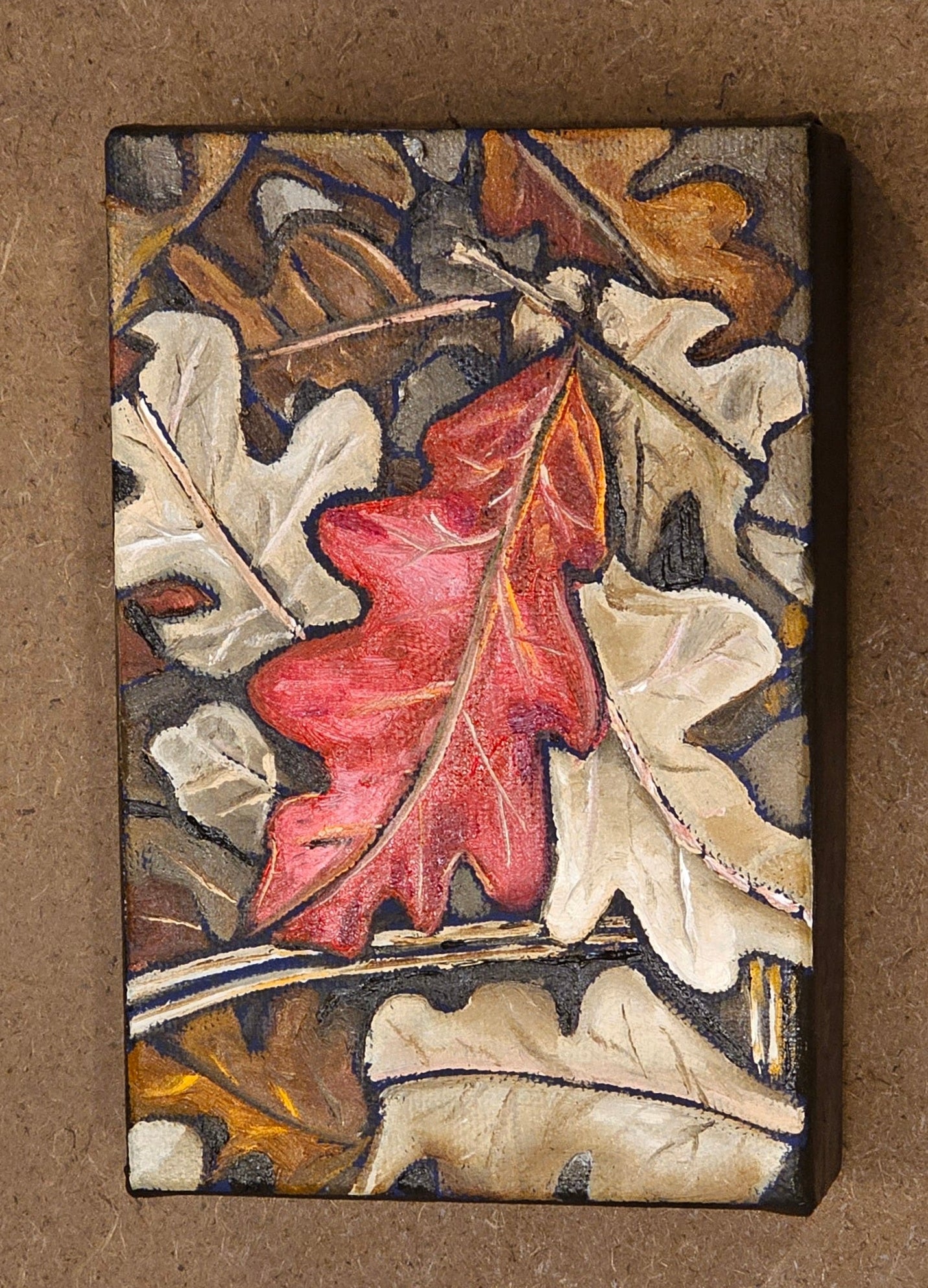 Fallen - Original 6x4in Oil Painting