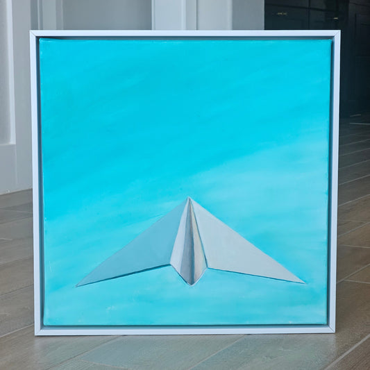 Beginning our Ascent - Original 16x16in Oil Painting