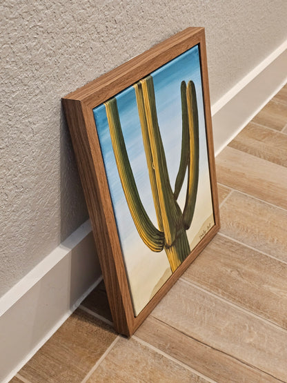 Saguaro Cactus - Original 14x11in Acrylic Painting