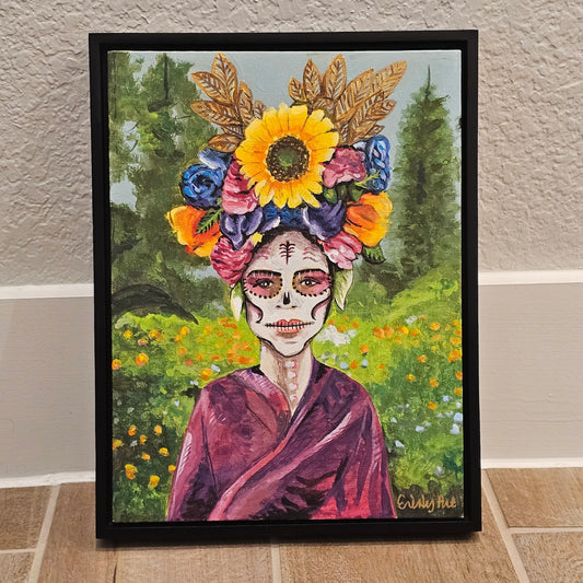 Día de los Muertos - Original 12x9in. Acrylic Painting