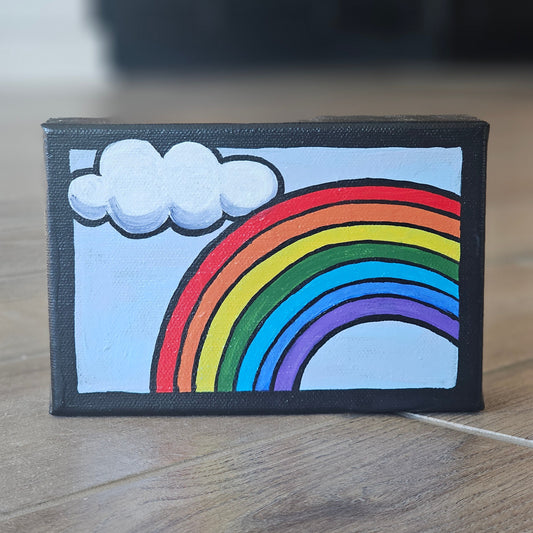 Stainbow - Original 4x6in. Oil Painting