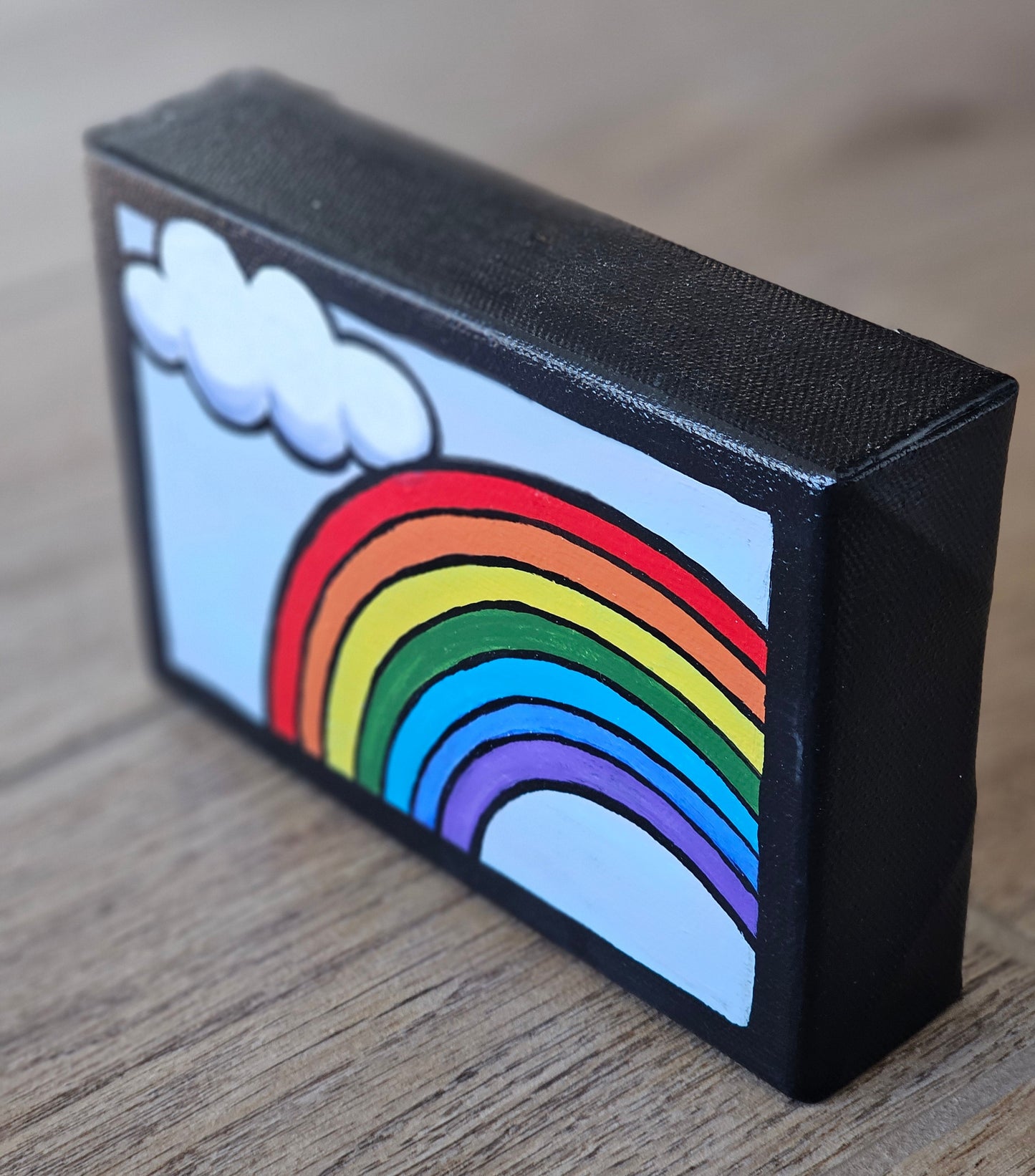 Stainbow - Original 4x6in. Oil Painting
