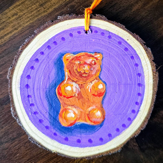 Gummy Bear  - Handpainted Original Ornament