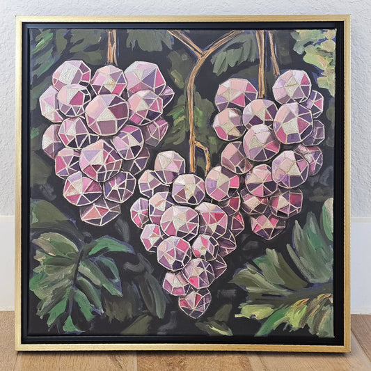 Harvest Divine - Original 16x16in. Acrylic Painting, Framed