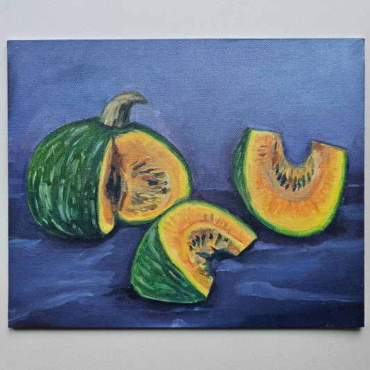 Oh My Gourd - Original 8x10in. Oil Painting