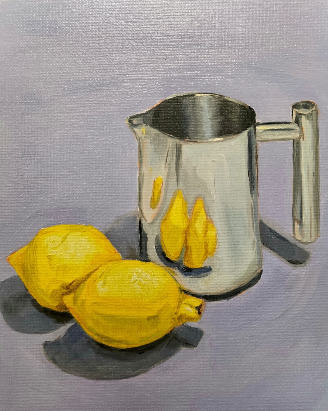 Citrus Reflection - Original 10x8in. Oil Painting